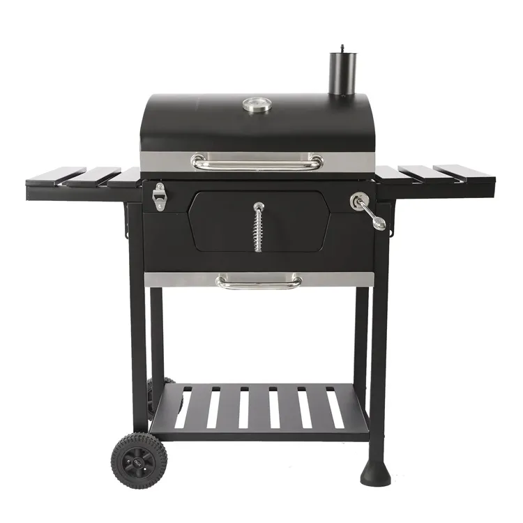 Modischer 23-Zoll-Fass-Holzkohlegrill