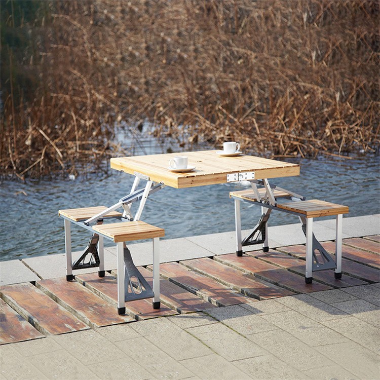 Folding Picnic Table with Seats