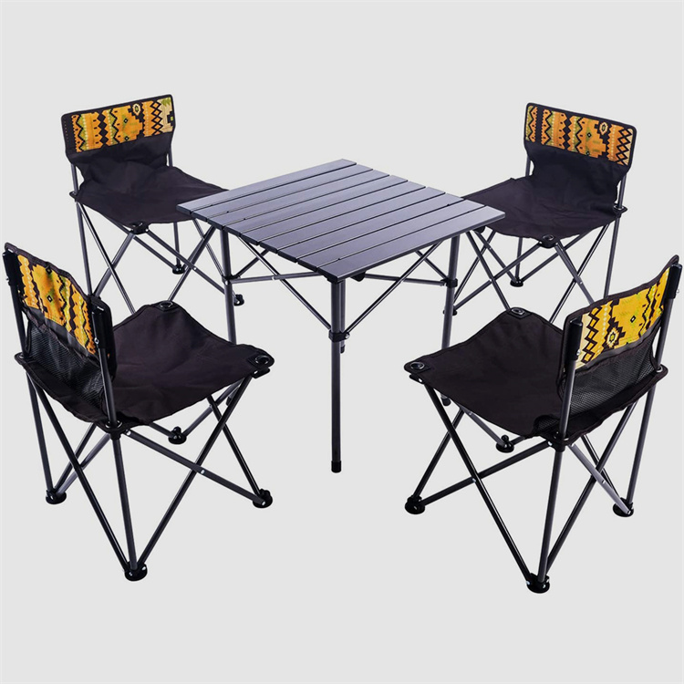 Outdoor Camp Portable Folding Table Chairs Set