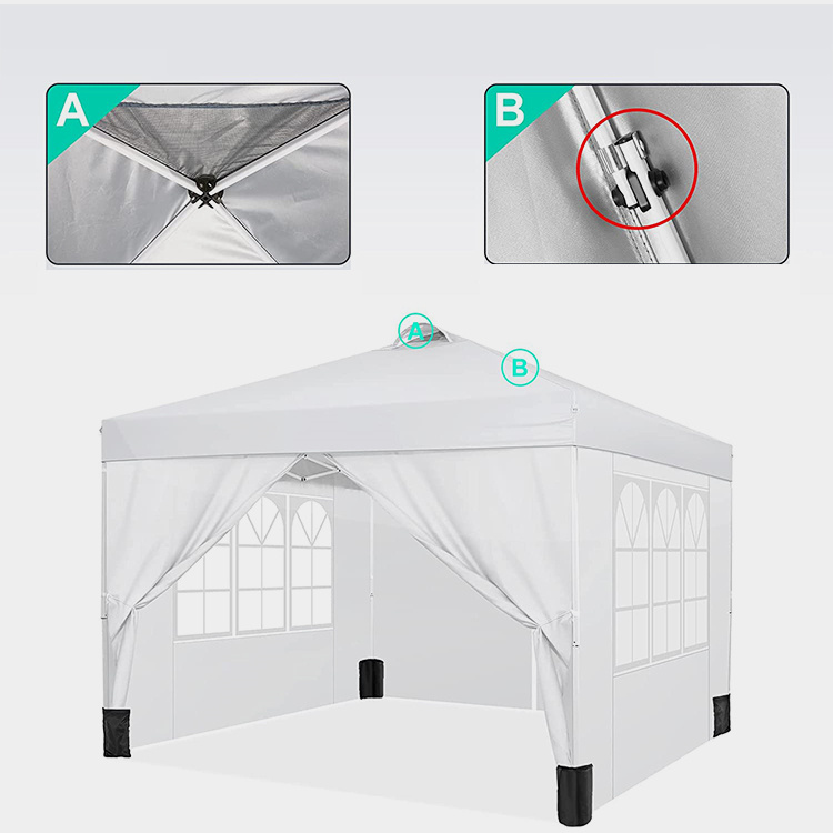 3x3m Portable Pop Up Canopy Tent