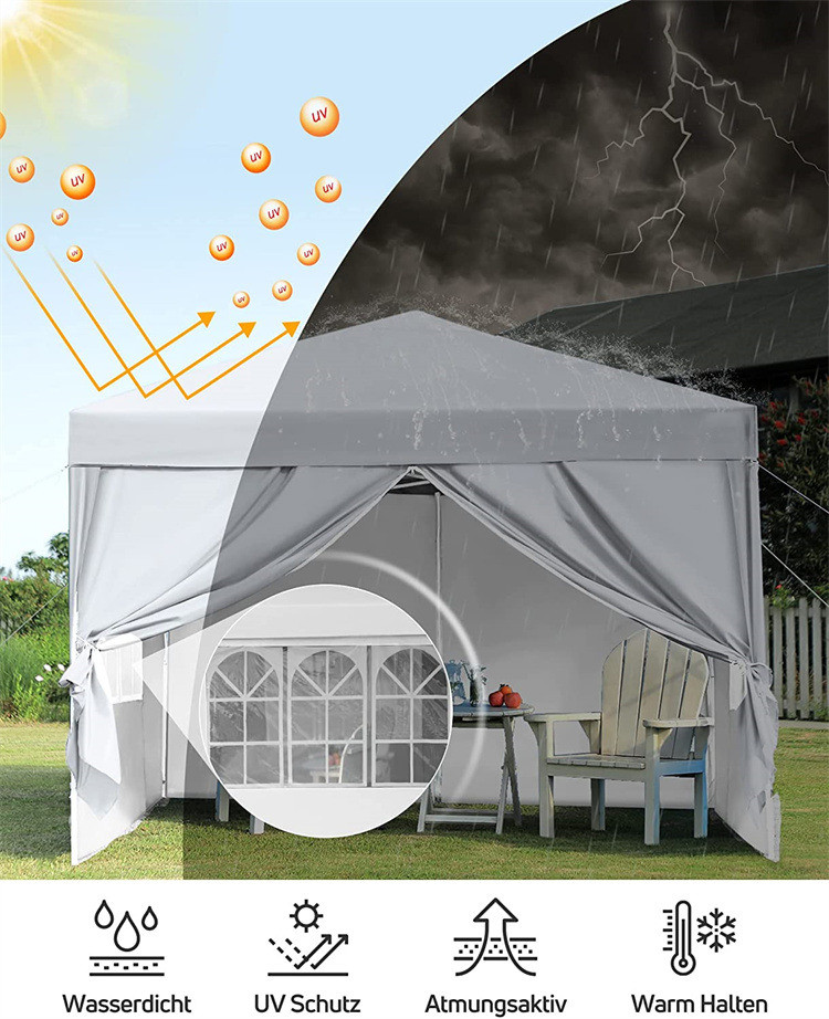 3x3m Portable Pop Up Canopy Tent