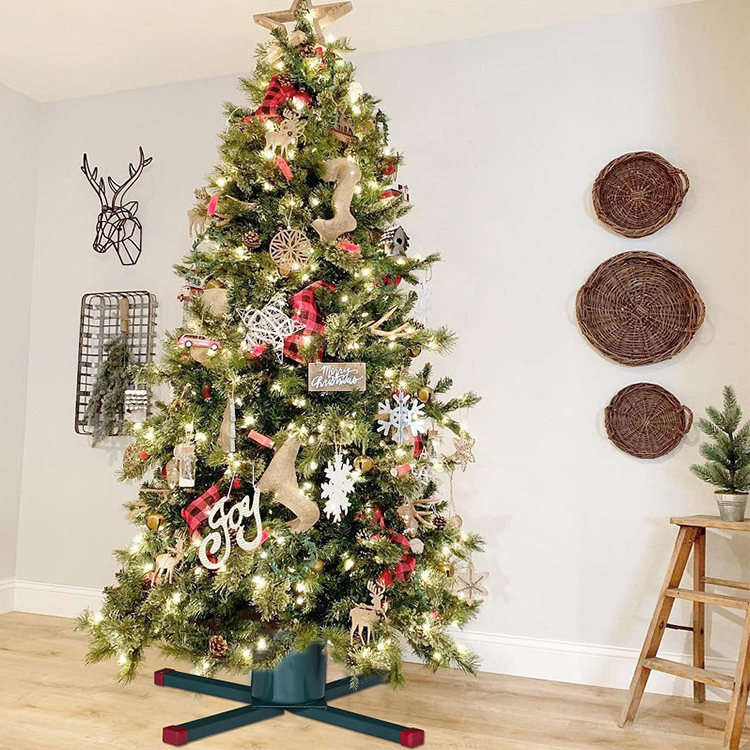 Welded Steel Christmas Tree Bracket for Live Trees