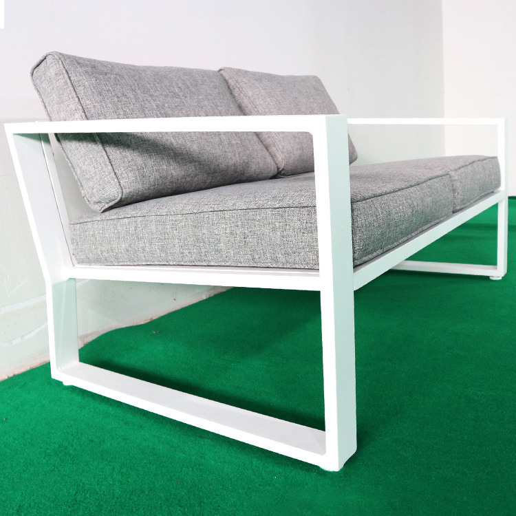 YM Modern Leisure Garden Patio Furniture 4 - Person Alumiini Istuinryhmä tyynyillä