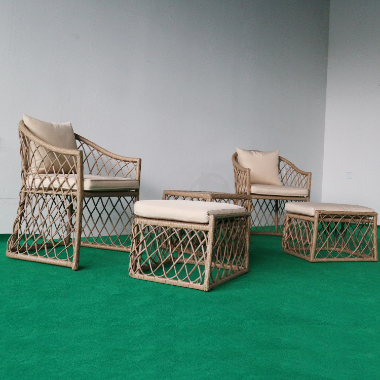 New PE Wicker Seating Group with Cushions