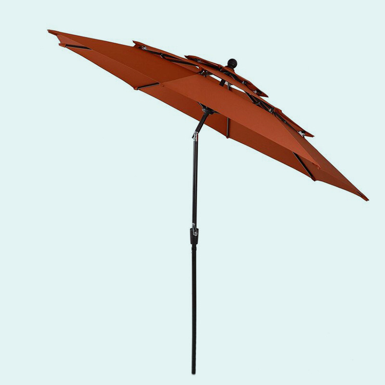 10フィート 3 Tier Patio Umbrella