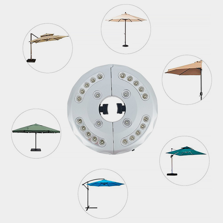 Energy Saving Patio Umbrella Pole Lamp