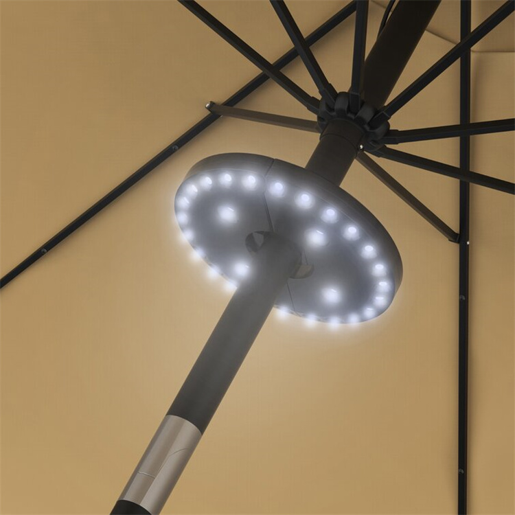 आँगन आँगन छाता बत्ती बत्ती छाता पोल नाइट लाइटt for Patio Umbrellas 3 Brightness Mode Cordless 28 लिड Lights 4 AA Battery Operated