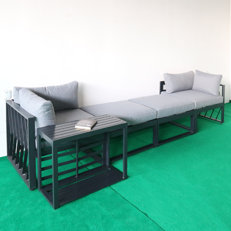 Newest Outdoor Sectional Sofa Set Aluminum
