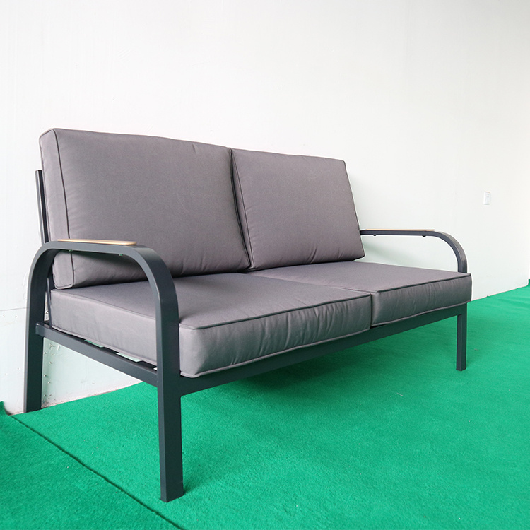 4-Piece Patio Furniture Aluminum Conversation Set