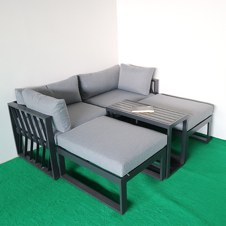 Newest Outdoor Sectional Sofa Set Aluminum