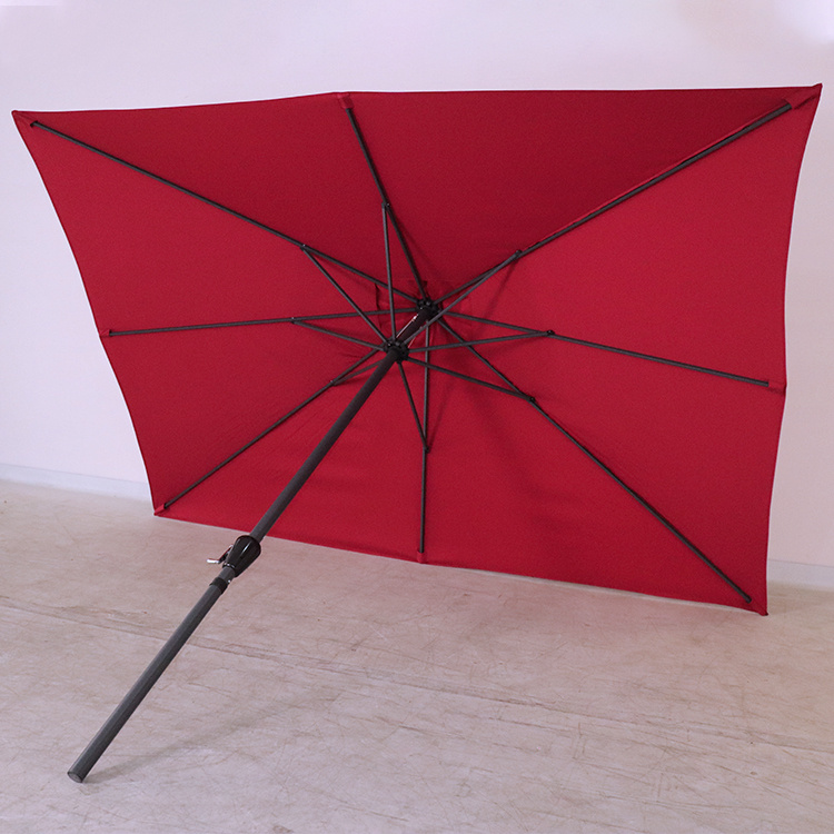 8 x 11ft Rectangular Patio Market Umbrella