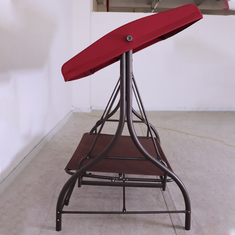 Outdoor 3-Seat Verandahuske Glider stol