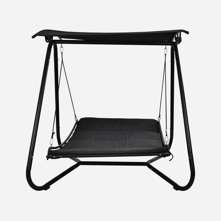 YM Outdoor Lounge Swing for Backyard Porch terästelineellä,Hammock Porch Swing tuolit with Adjustable and Detachable Katos