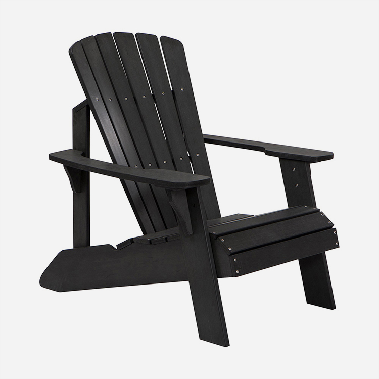 YM Outdoor Resin Wood Adirondack Chair Weather Resistant प्लास्टिक आँगन कुर्सीहरू