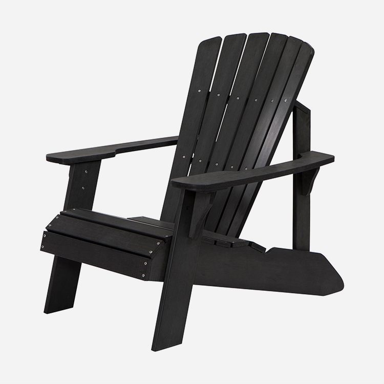 YM Outdoor Resin Wood Adirondack Chair Weather Resistant プラスチック製のパティオチェア