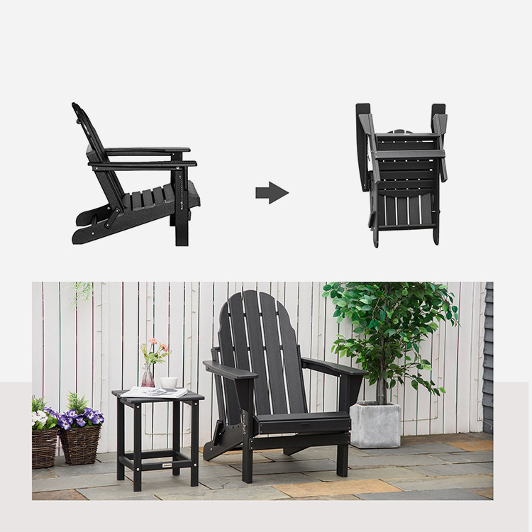Adirondack sammenleggbar stol i plast