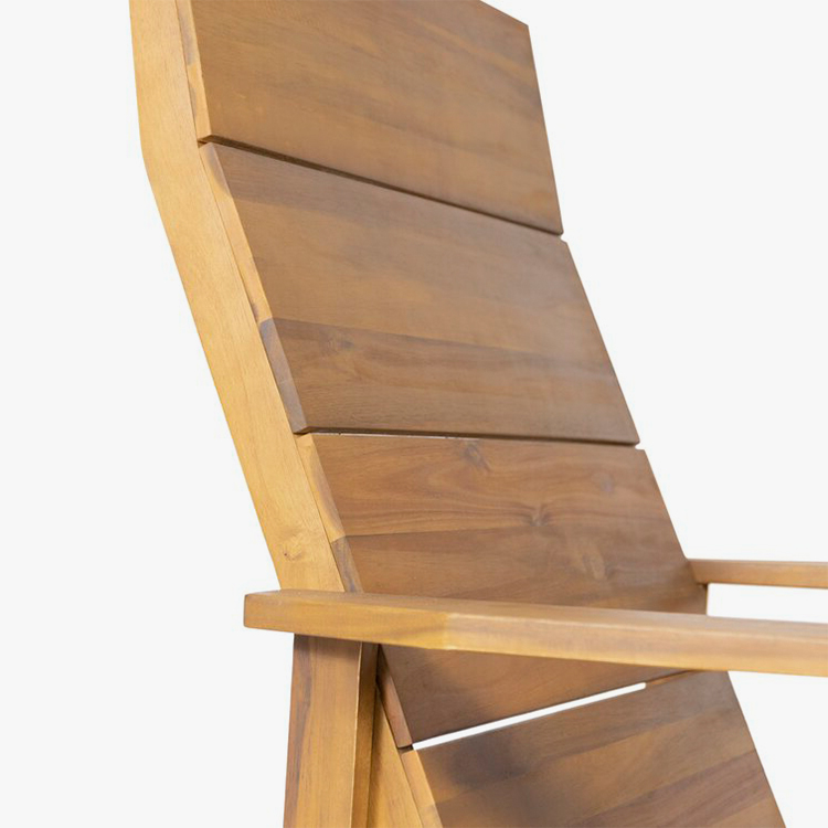 Kiinteää puuta Adirondack Rocking Chair