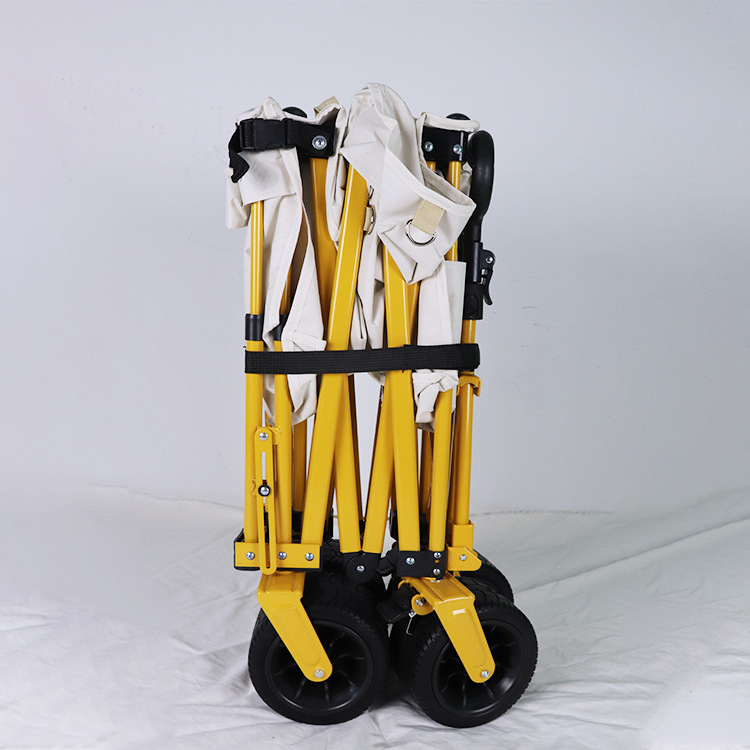 Outdoor Collapsible Gerobak Pantaiwith Large Wheels