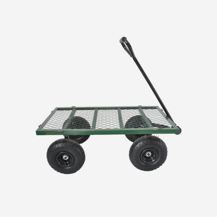Garden Steel Kestävä monikäyttöinen vaunu Cart