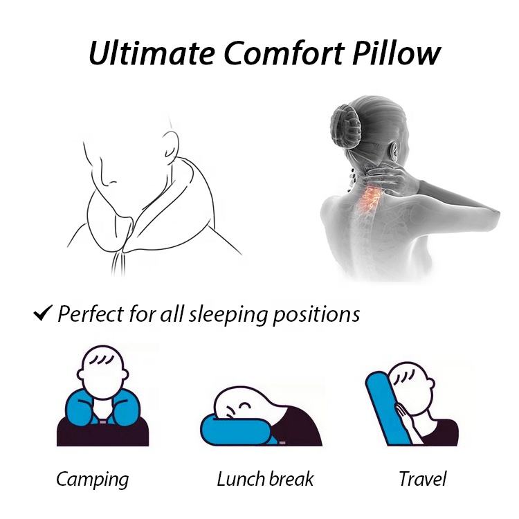 Camping Airplane Train Office Travel Pillow