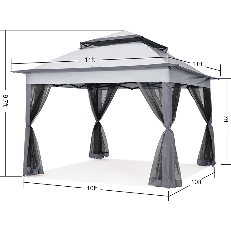 10x10Ft Outdoor Pop-Up Canopy Gazebo