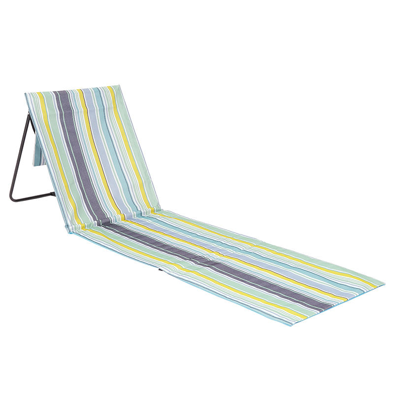 Folding Beach Lounger Mat Deck Chair