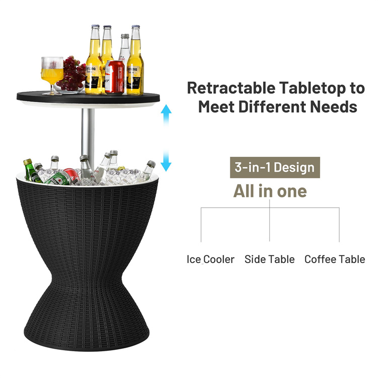 Outdoor Bar Cooler Table