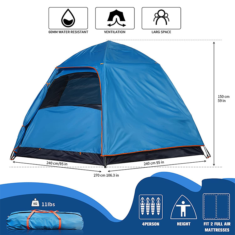 Automatic pop-up Camping Tent