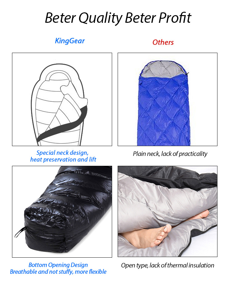 Ultralight Thick Down Sleeping Bag