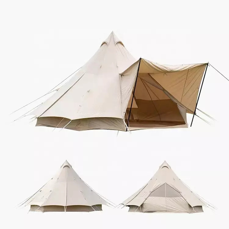 4 Season Cotton Canvas Pyramid Tent