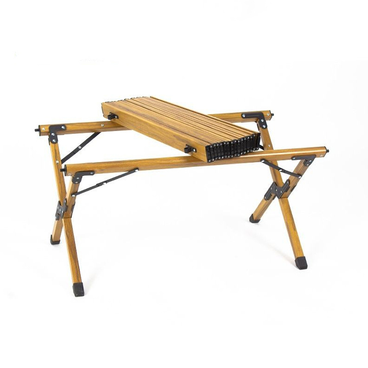 Outdoor Folding Roll-Top Camping Table