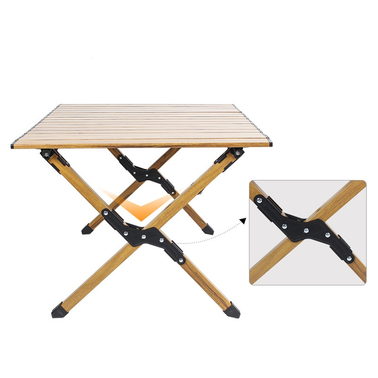 Outdoor Folding Roll-Top Camping Table