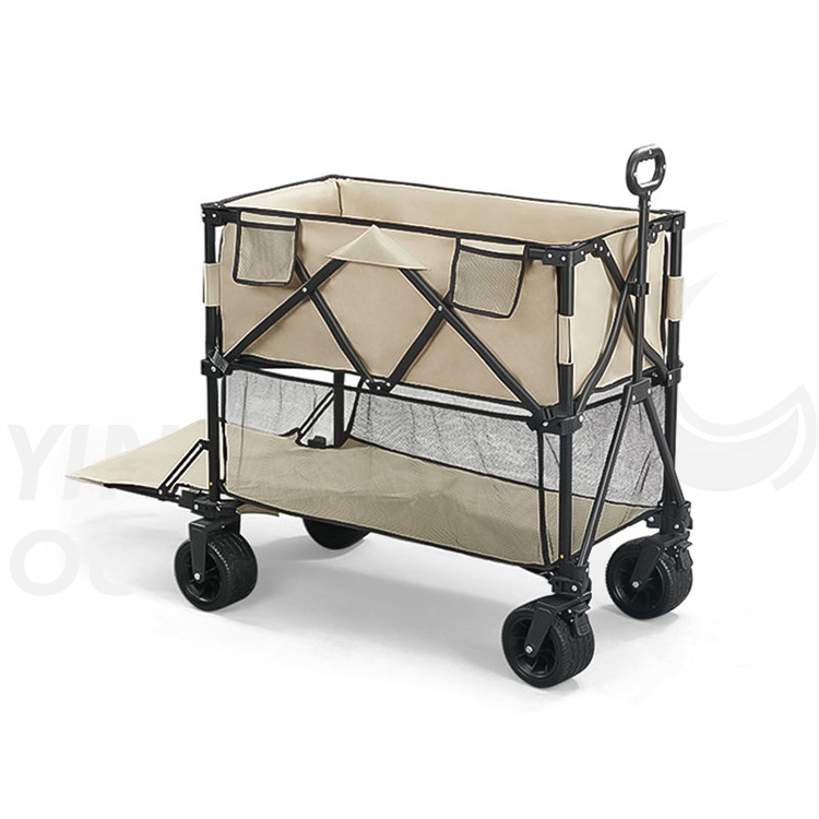 Double Decker Collapsible Wagon Cart