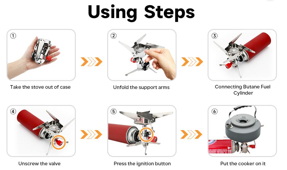 Mini Folding Camping Gas Stove