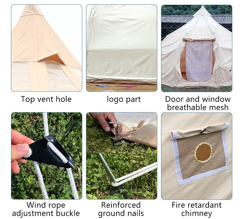 Outdoor Canvas Bell Tent