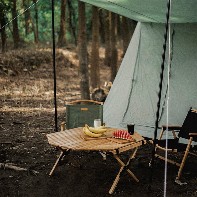 Octagonal Folding Camping Picnic Table
