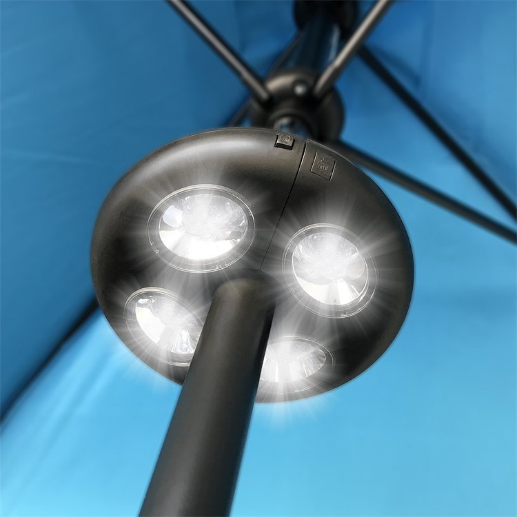 안뜰 LED 우산 빛