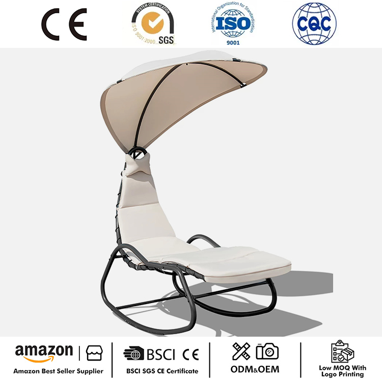 Outdoor Chaise Lounge Swing Chair