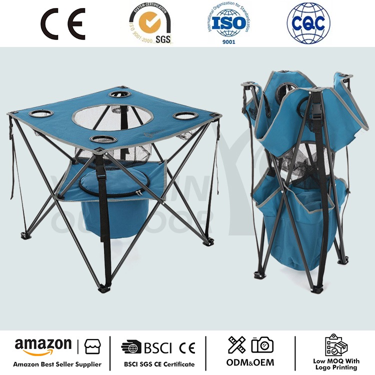 Outdoor Portable Folding Tailgate Table
