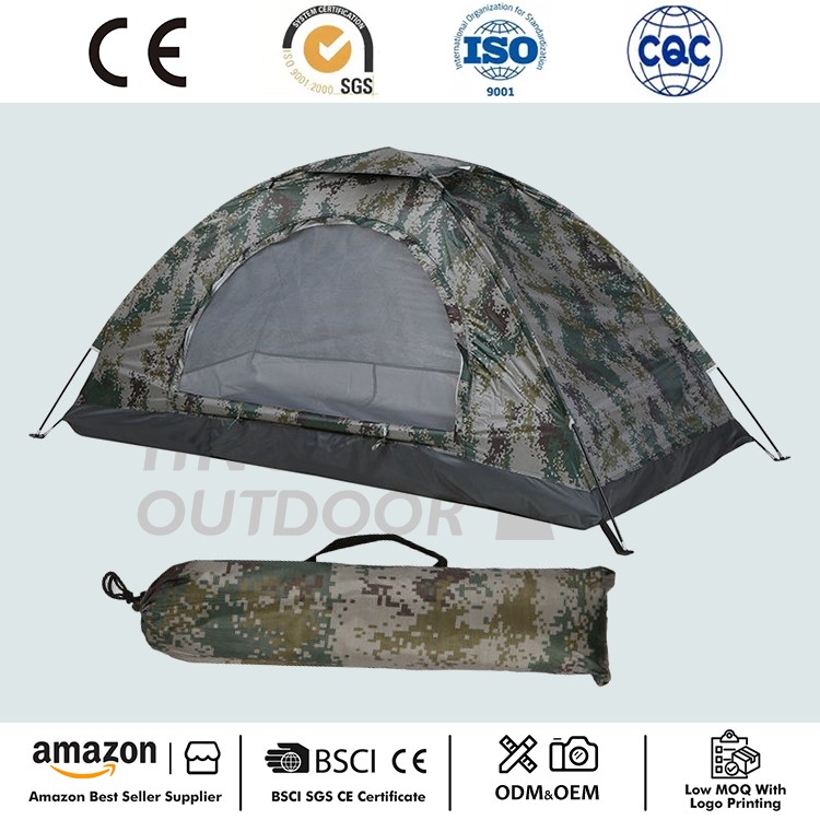 Еднослоен шатор за кампување на отворено