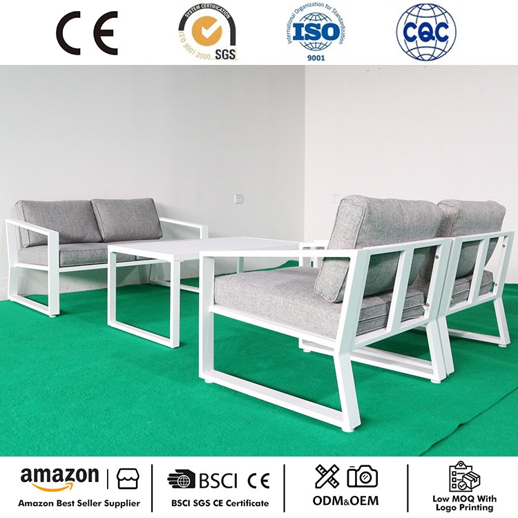 Најновиот сет за мебел за двор од алуминиум