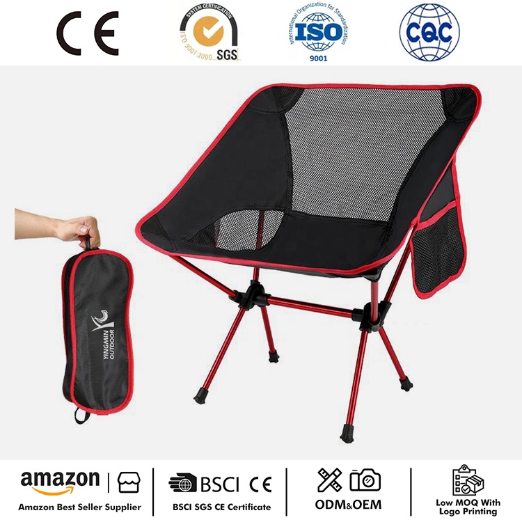 Ultralichte opvouwbare campingstoel