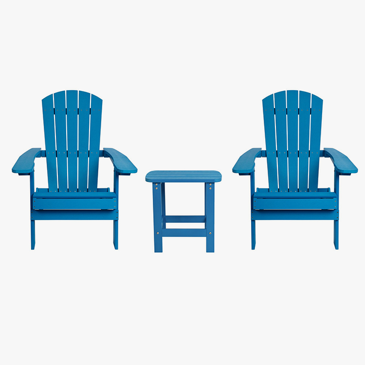 3-dielna súprava stoličiek Adirondack