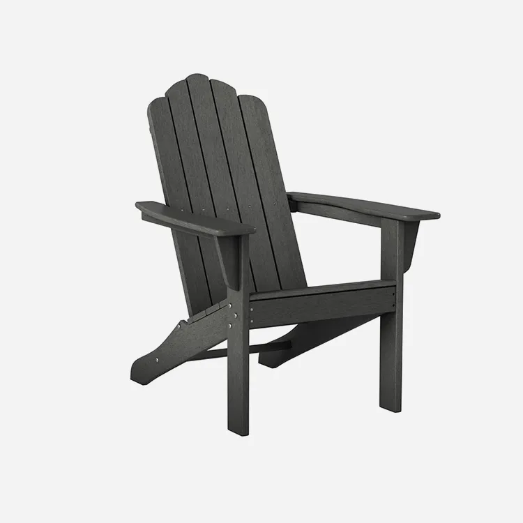 Dış Mekan Gri Poly Patio Adirondack Sandalye