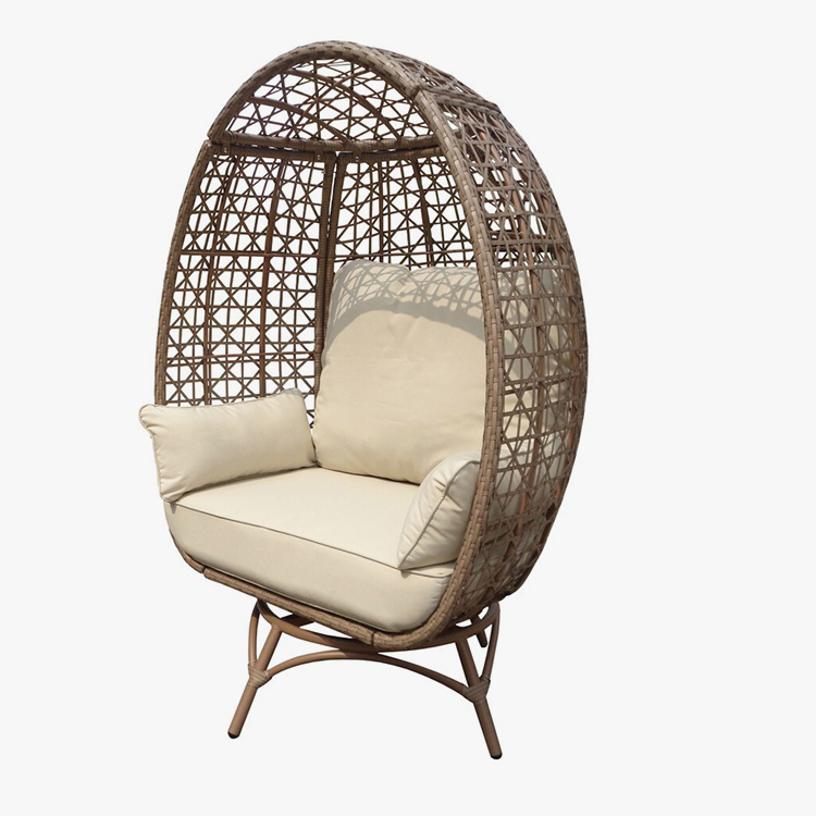 Отворен плетен стол за вртење јајца