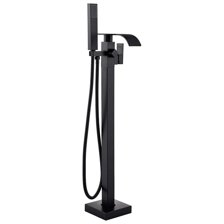 Rubinetto per vasca freestanding nero