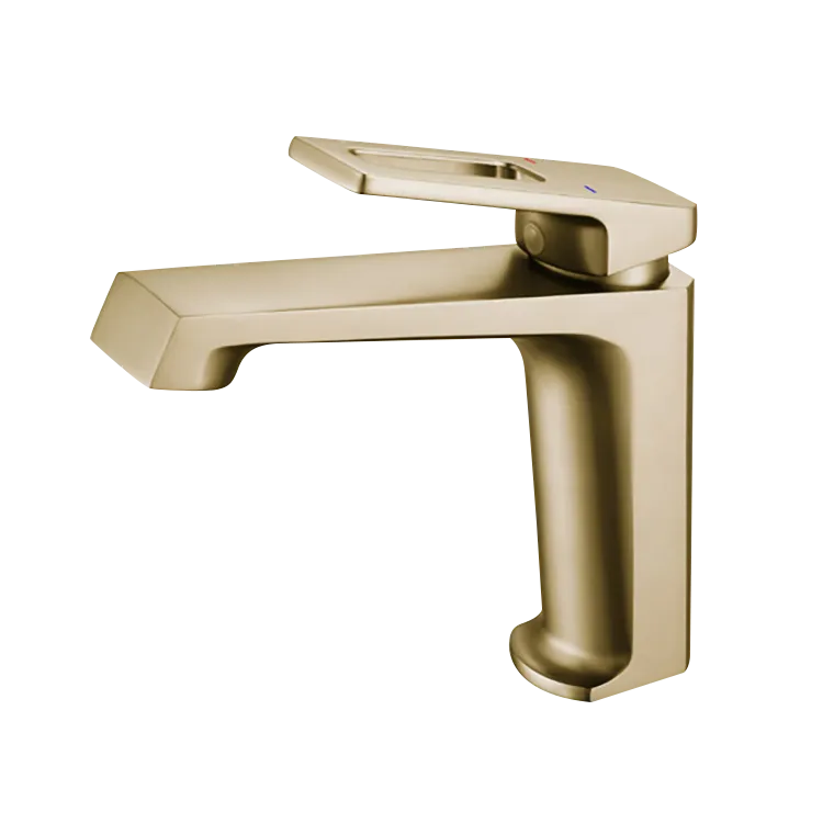 Brushed Gold Bathroom Faucets