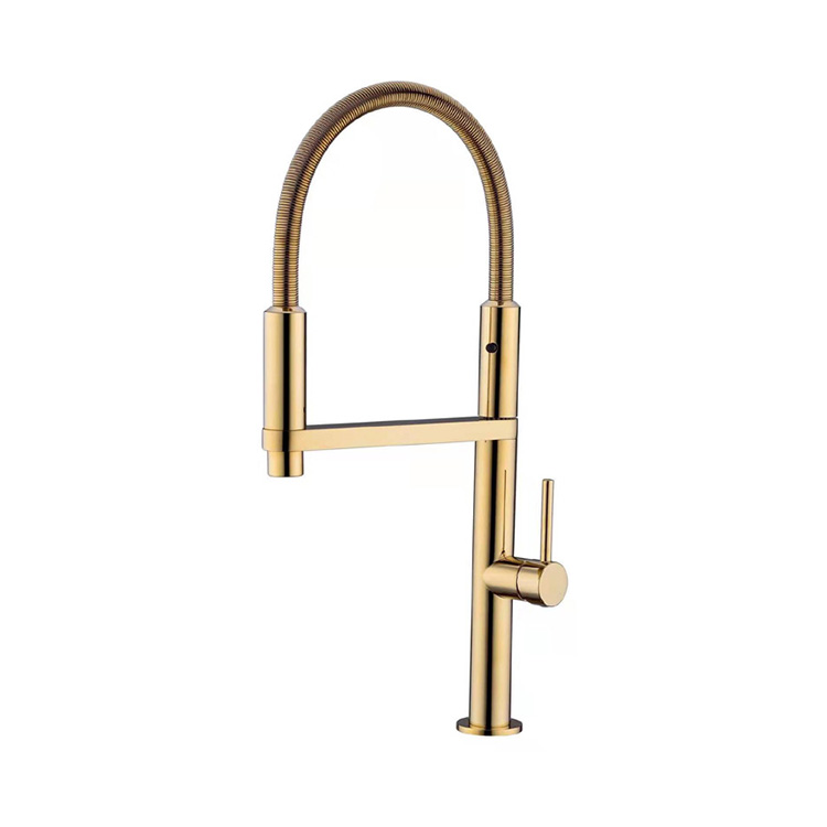 Brushed Gold Ktichen Faucets