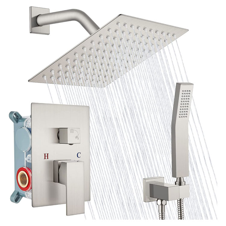 Brushed Nickel Shower System