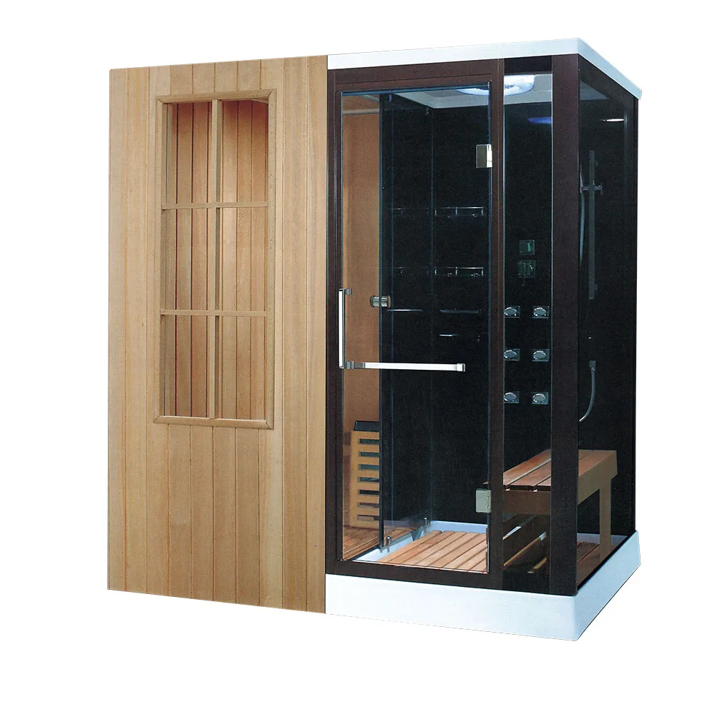 Sală de saună cu dimensiuni personalizate uscată și umedă
